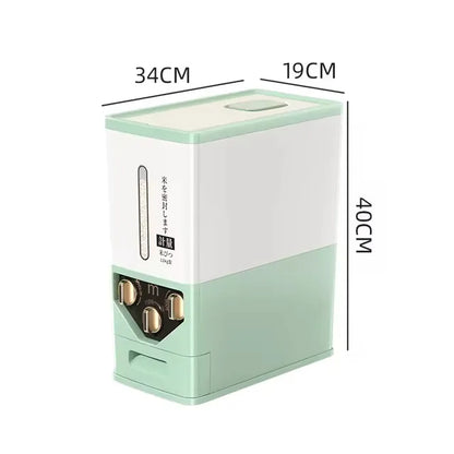 Japanese-Style Automatic Rice Dispenser – Precision Grain Storage