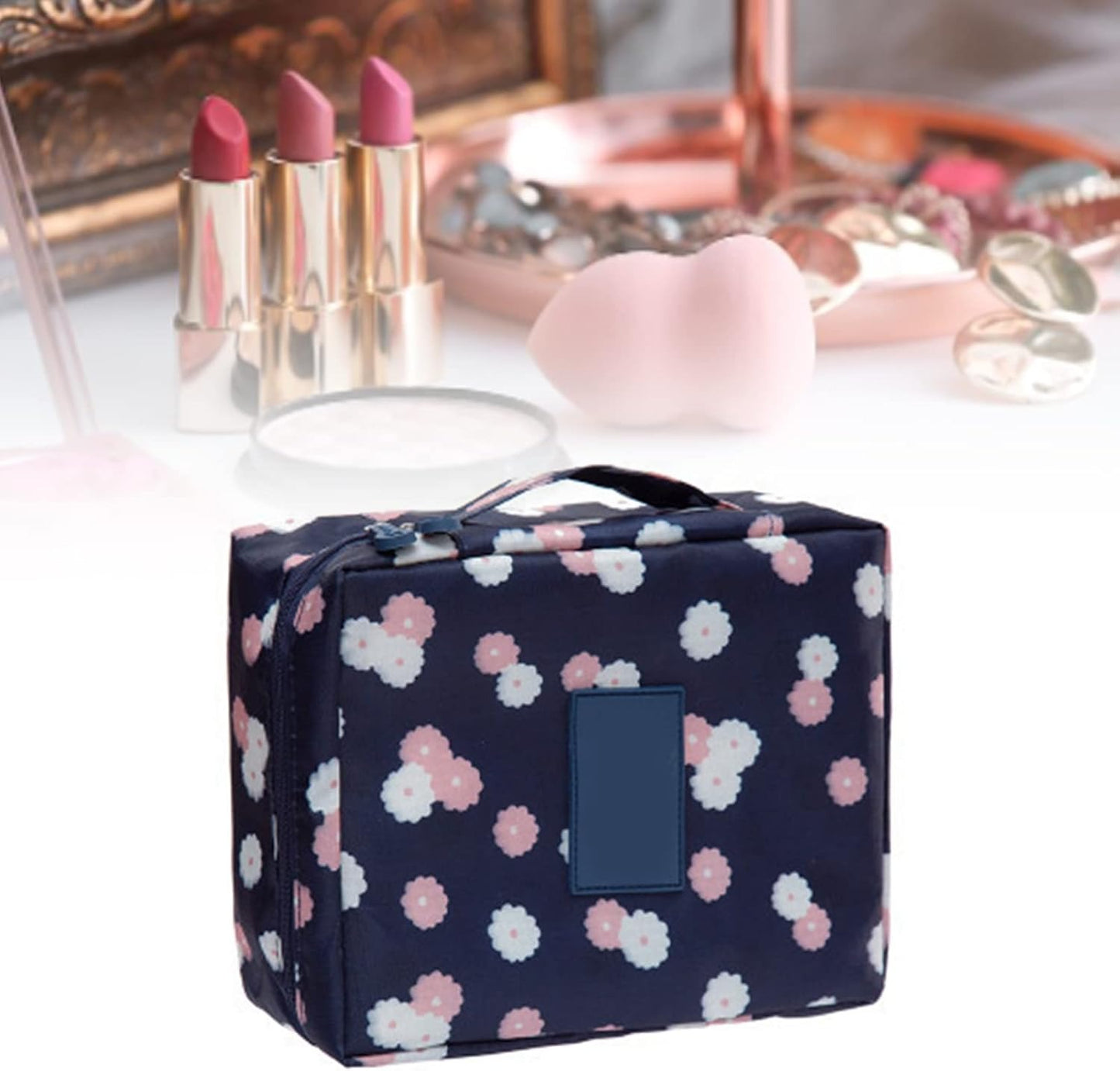 Travel Hanging Toiletry Bag – Waterproof Cosmetic Organizer for Women