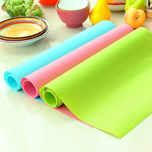 Silicone Shelf Liners – Fridge & Cabinet Organizer Mats