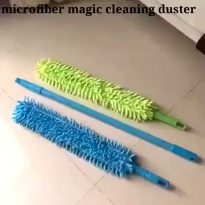 Microfiber Flexible Cleaning Duster – Bendable Long Handle Dust Cleaner Brush