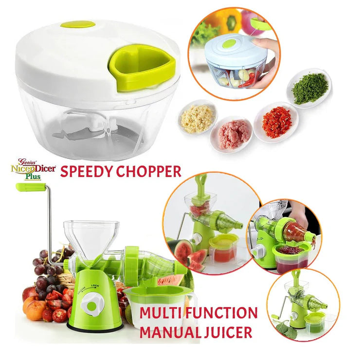 Hand Pull Food Chopper – Speedy Vegetable & Meat Grinder
