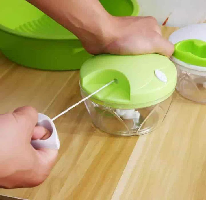 Hand Pull Food Chopper – Speedy Vegetable & Meat Grinder