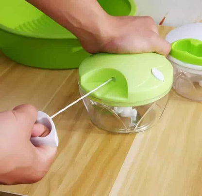 Hand Pull Food Chopper – Speedy Vegetable & Meat Grinder