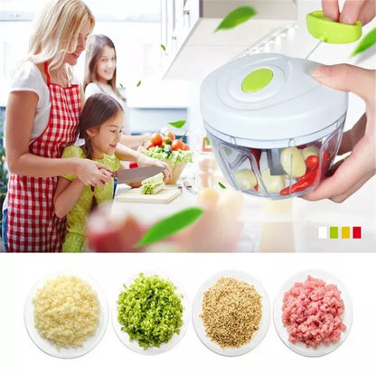 Hand Pull Food Chopper – Speedy Vegetable & Meat Grinder