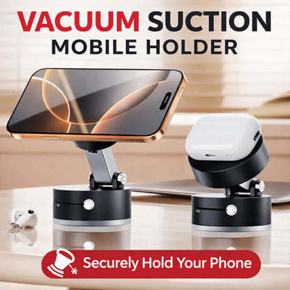 Vacuum Suction Magnetic Mobile Holder | Foldable 360° Phone Stand