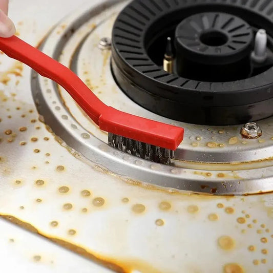 3PCS Mini Wire Brush Set – Steel, Brass & Nylon Cleaning Brushes for Rust & Metal